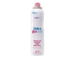 NEW Bliss Fat Girl Slim Hide & Glow Sleek Firming & Luminous Body Spray Fair-Med